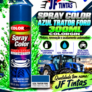 SPRAY COLOR AZUL TRATOR FORD 300ML COLORGIN