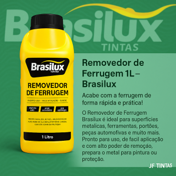 REMOVEDOR DE FERRUGEM 1LT BRASILUX!