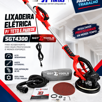 LIXADEIRA ELETRICA P/ TETO E PAREDE SGT4300 sigma