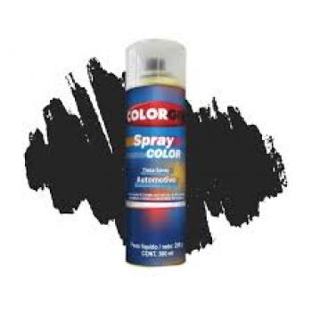 SPRAY COLOR PRETO RAPIDO 300ML LAZZ.