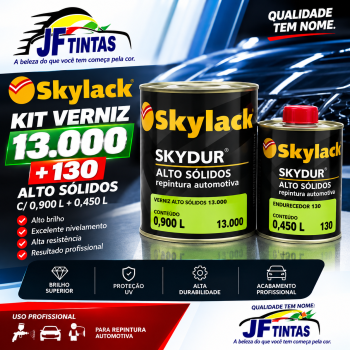 KIT VERNIZ 13.000+130 ALTO SOLIDOS C/0,900+ 0,450L Skaylck!!