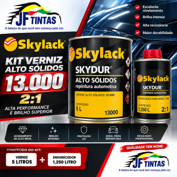 KIT VERNIZ ALTO SOLIDO 13.000 2:1 (5L+1,250) (Sky