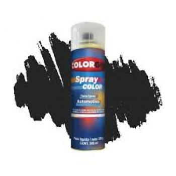 SPRAY COLOR PRETO SEMI FOSCO 300ML LAZZ!!