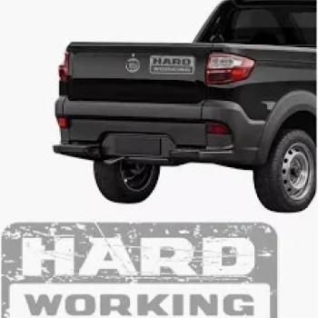 ADESIVO HARD WORKING FIAT STRA 18 PAPEL TRANP. COR PRATA