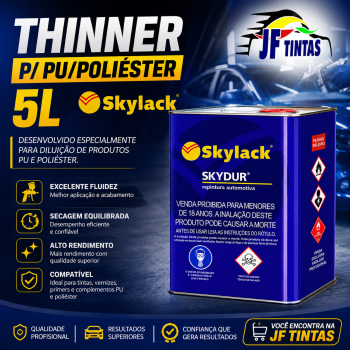THINNER P/ PUPOLIESTER 5L SKYLACK