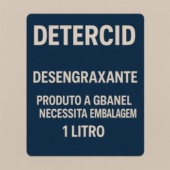 DESENGRAXANTE PARA CHASSI 1LT DIL.1X8 DETERSID!!*