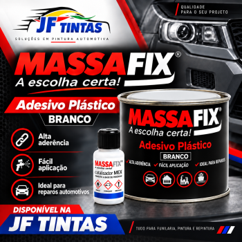 ADESIVO PLASTICO BRANCO 1KG MASSA FIX.
