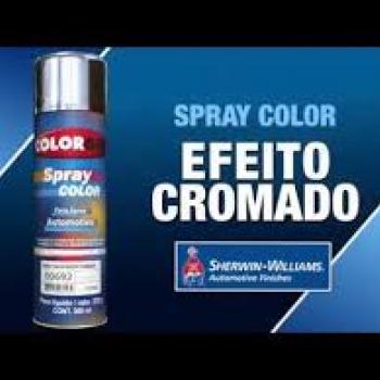 SPRAY COLOR EFEITO CROMADO 300ML LAZZ!!