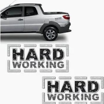 KIT ADESIVO HARD WORKING FIAT STRA 15-17 LAT. TRANPARENTE PRATA