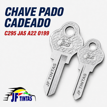 CHAVE PADO CADEADO C295 JAS A22 0199.