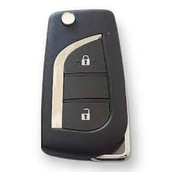 CHAVE VVDI XKTO01EN SEM CHIP XK7 MODELO TOYOTA 2BT