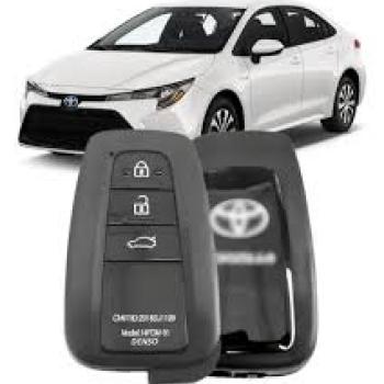 CHAVE DE PRESENCA  COMPLETA TOYOTA COROLLA 3 BOTOES CHIP 4A
