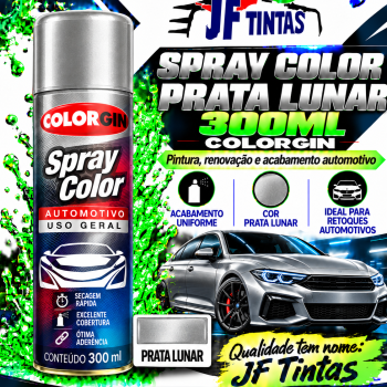 SPRAY COLOR PRATA LUNAR 300M COLORGIN.