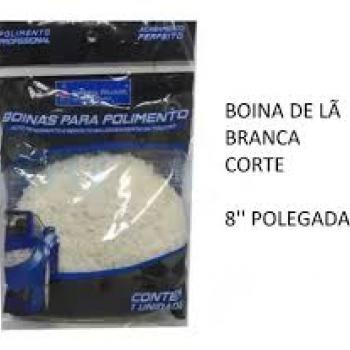 BOINA P/ POL.LA DUPLA FACE NoRMAL BRANCA LAZZ!!