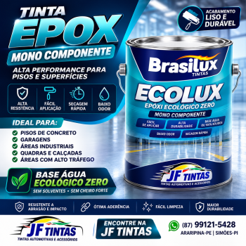 EPOXI MONO COMP. BRILHANTE - ECOLUX BRANCO NEVE 3,6 LT!