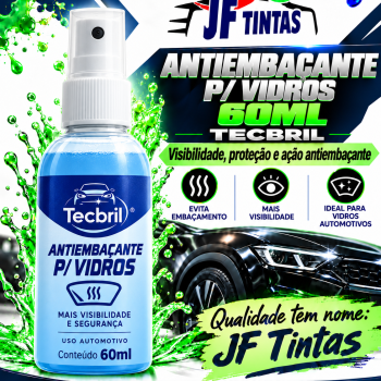 ANTIEMBACANTE P/VIDROS TECBRIL 60ML.