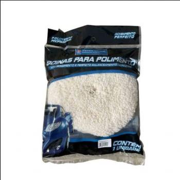 BOINA DE ESPUMA BRANCA 8 COM VELCRO LAZZ.