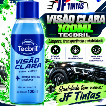LIMPA VIDROS TECBRIL VISAO CLARA 100ML