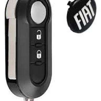 CHAVE CANIVETE COMPLETA FIAT STRADA 2 BOTOES