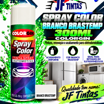 SPRAY COLOR BRANCO BRASTEMP 300ML COLORGIN.
