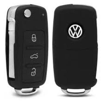 Chave Canivete Completa VW G6 3B ORIGINAL c/logo