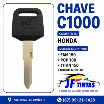 CHAVE HONDA C1000 COD.JAS A15 1008.