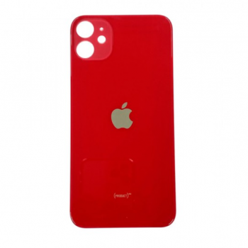 TAMPA TRASEIRA IPHONE 12 - VERMELHO/ SALMÃO