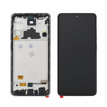 FRONTAL SAMSUNG A72 COM ARO PRETO - OLED - ENW