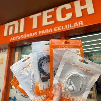 FONES DE OUVIDO COM FIO  - KIT COM 5 UNIDADES