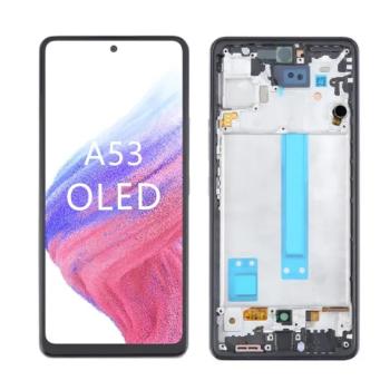 FRONTAL SAMSUNG A53 COM ARO OLED PRETO ENW
