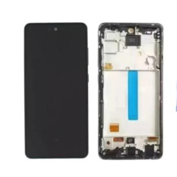 FRONTAL SAMSUNG A52 5G COM ARO CINZA