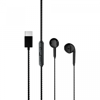 FONE DE OUVIDO INTRA AURICULAR USB-C EH104 PRETO LECOO