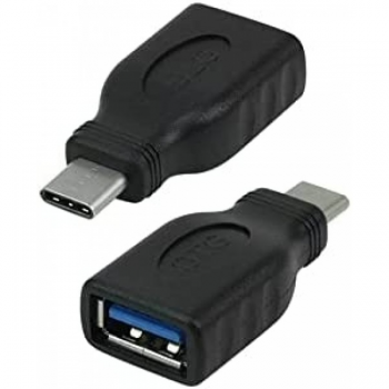 ADAPTADOR USB-C X USB-A PRETO 5+