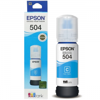 REFIL TINTA ORIG EPSON T504 CIANO