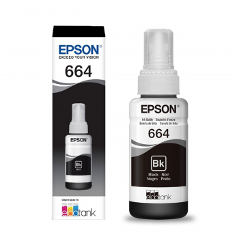 REFIL TINTA ORIG EPSON T664 PRETO