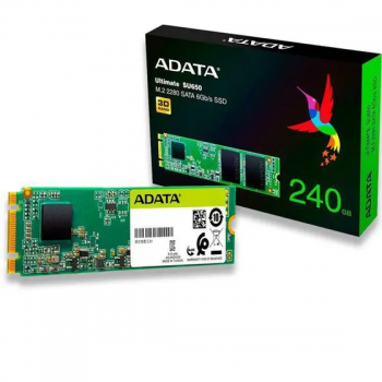 SSD ADATA 240GB M2 2280 SATA 3D NAND ASU650NS38240GTC