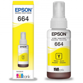REFIL TINTA ORIG EPSON T664 AMARELO