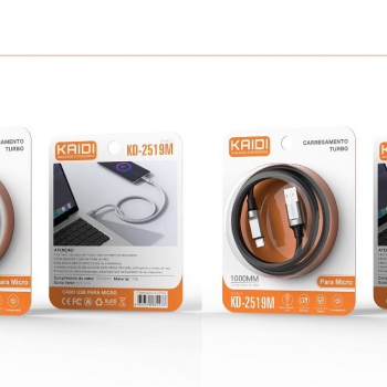 CABO USB-A  MICRO USB - KAIDI - KD-2519