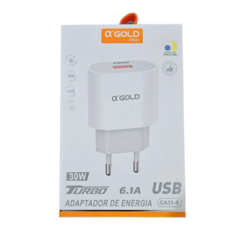 FONTE CARREGADOR TURBO 30W USB 6.1A
