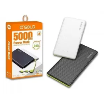 CARREGADOR PORTATIL POWERBAK 5.000MAH  AGOLD