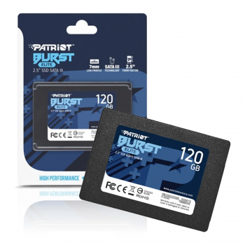 SSD PATRIOT BURST 120GB 2,5 SATA 3 PBE120GS25SSDR