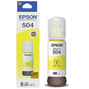 REFIL TINTA ORIG EPSON T504 AMARELO 70ML