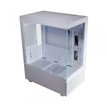 GABINETE GAMER KMEX AQUARIO CGW1TW MEDUSA BRANCO MICRO ATX SEM FAN