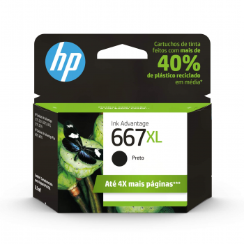 CARTUCHO HP 667 XL PRETO (8,5 ML)