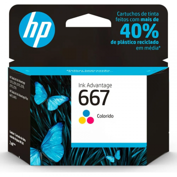 CARTUCHO HP 667 COLOR (2,0 ML)