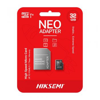 CARTAO DE MEMORIA SD HIKSEMI CLASS 10UHSI 32GB HSTFC132G