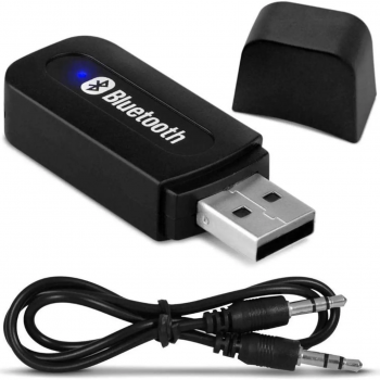 ADAPTADOR RECEPTOR BLUETOOTH USB COM CONEXAO P2 - AL-A155