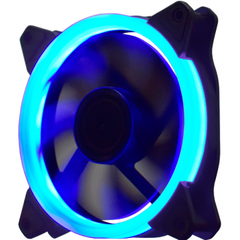 COOLER FAN P/GABINETE 120X120X25 30 LEDS AZUL AF-Q1225 K-MEX