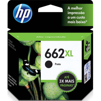 CARTUCHO HP 662 XL PRETO (6,5 ML)