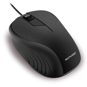 MOUSE OPTICO PRETO USB MO222 MULTILASER